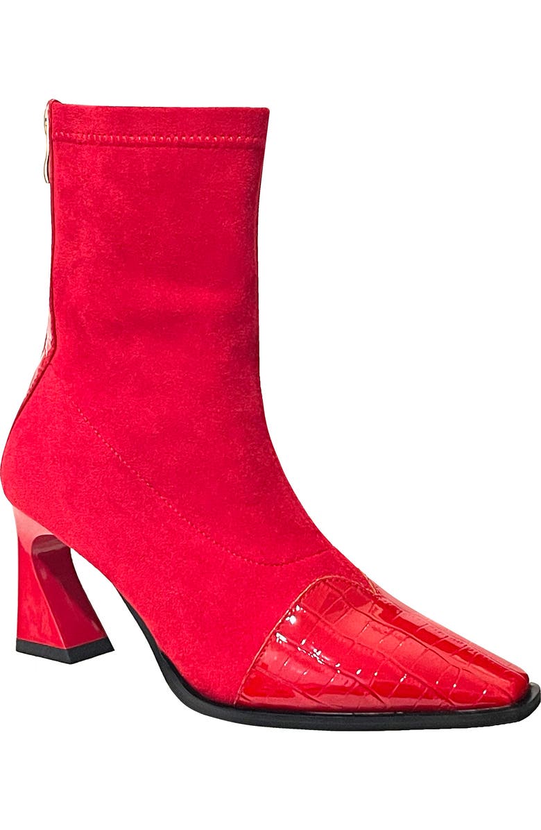 NINETY UNION Bronx Bootie, Main, color, Red