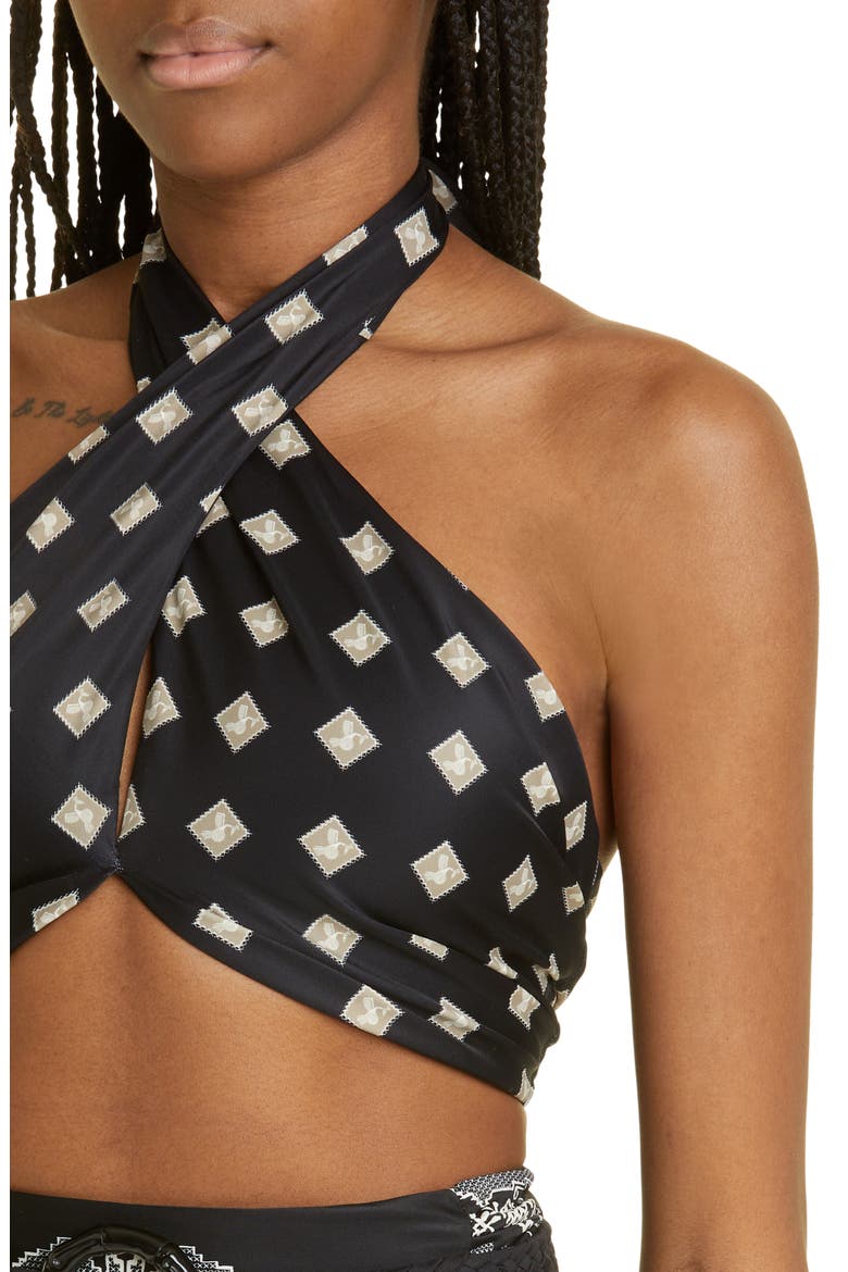 Imilla Print Bikini Top, Alternate, color, ANDEAN BLACK/ ECRU
