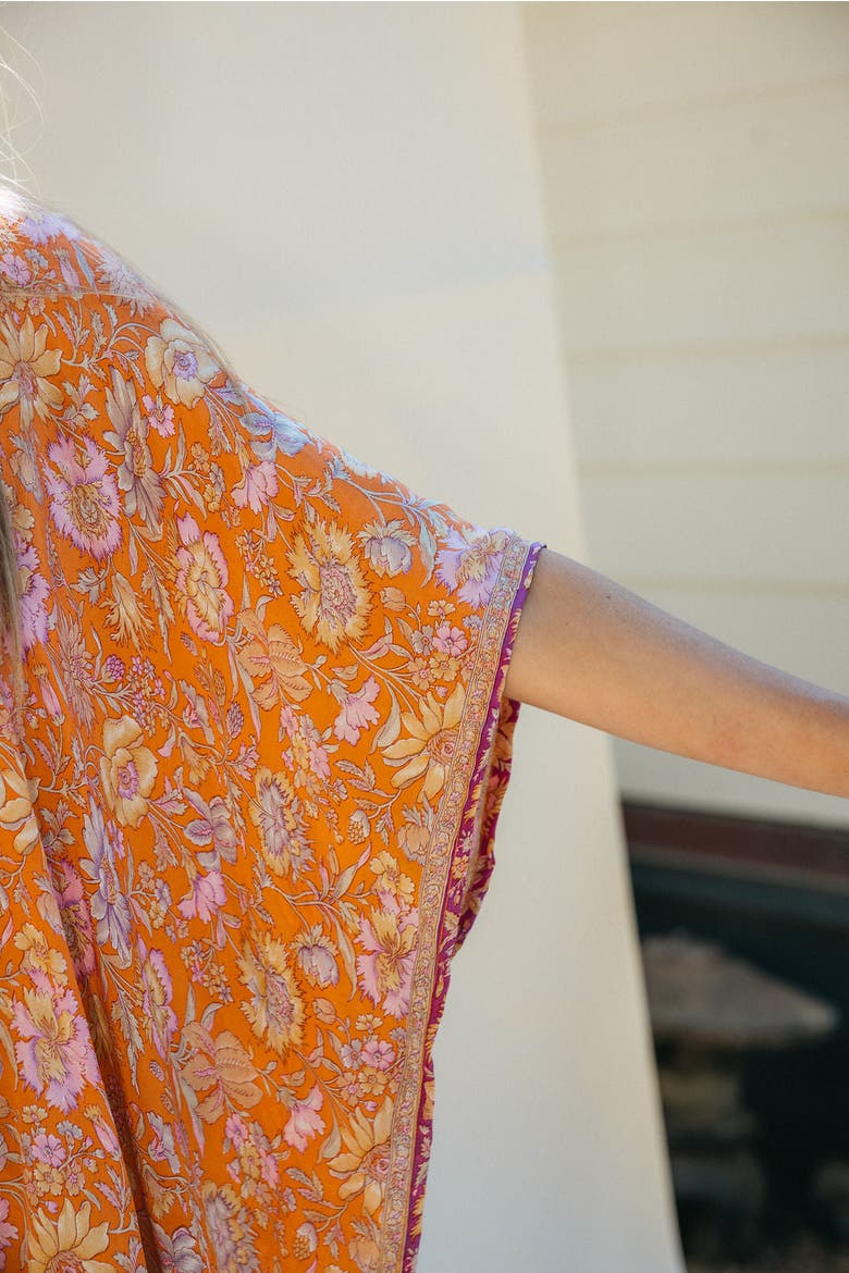 Mini Caftan Vanilla, Alternate, color, Orange
