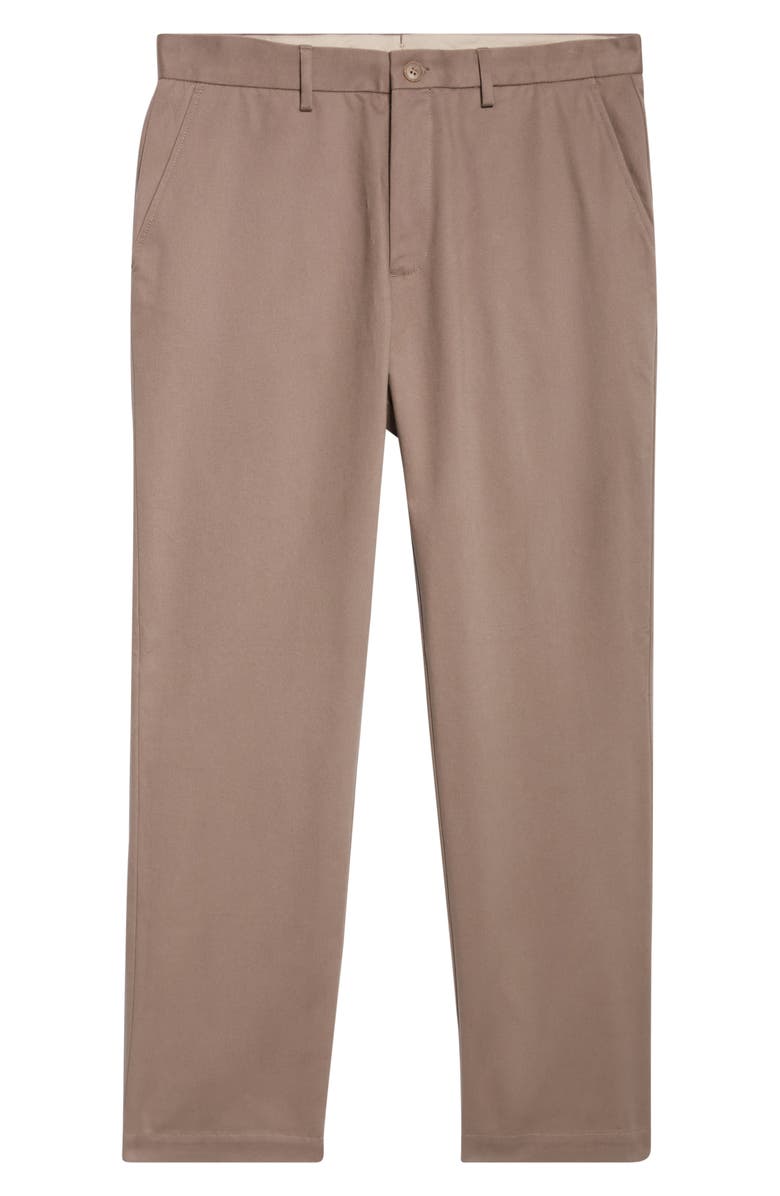 Sunspel Cotton Drill Trousers, Alternate, color, Dark Stone