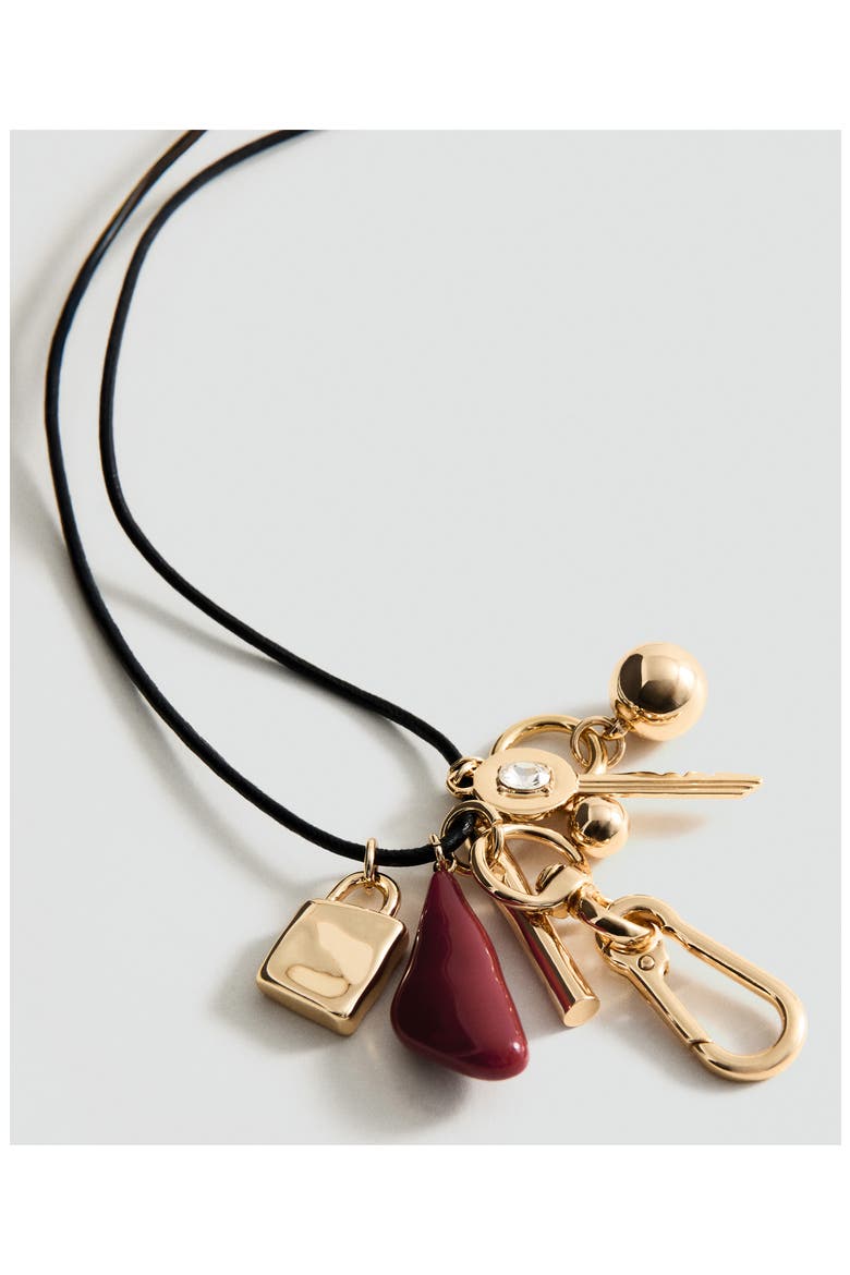 Charm Necklace, Alternate, color, GOLD