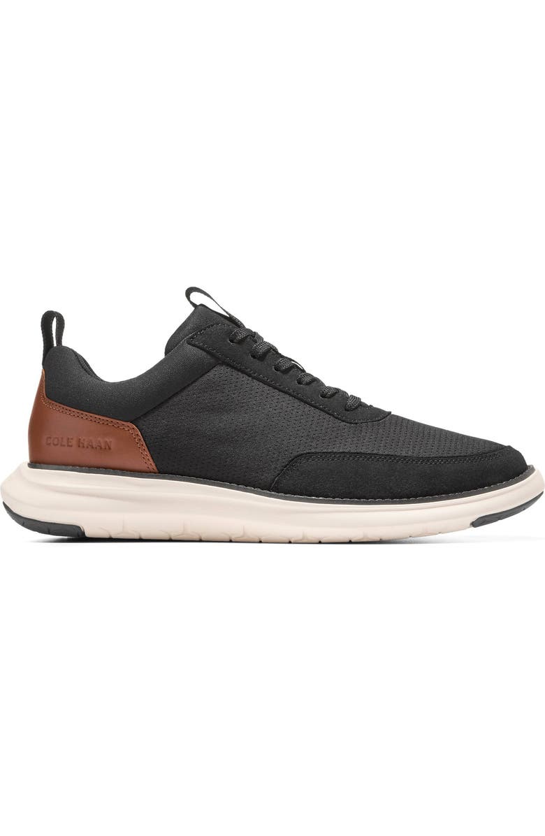 Cole Haan Grand Remix Derby Sneaker, Alternate, color, Black/ Brit Tan/ Ivory