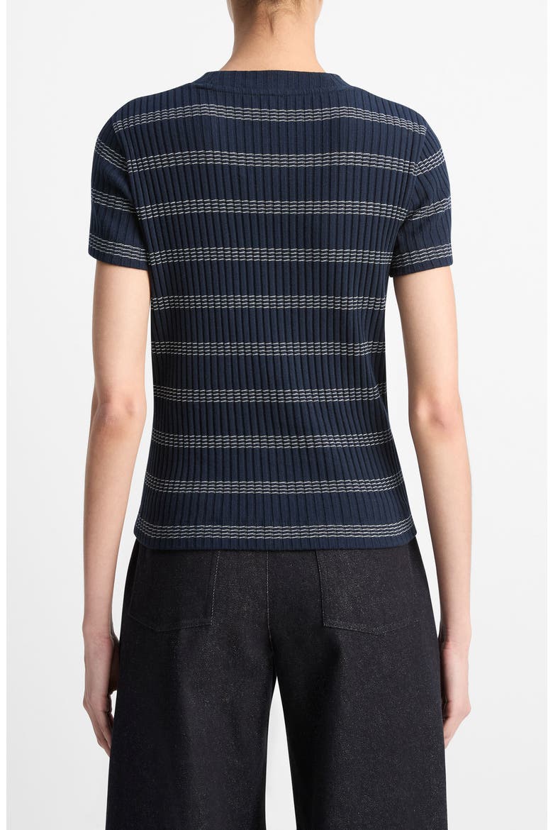 Stripe Rib Sweater, Alternate, color, COASTAL COMBO