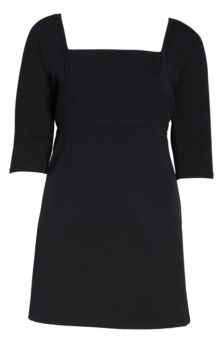 Leith Square Neck Minidress, Alternate, color,