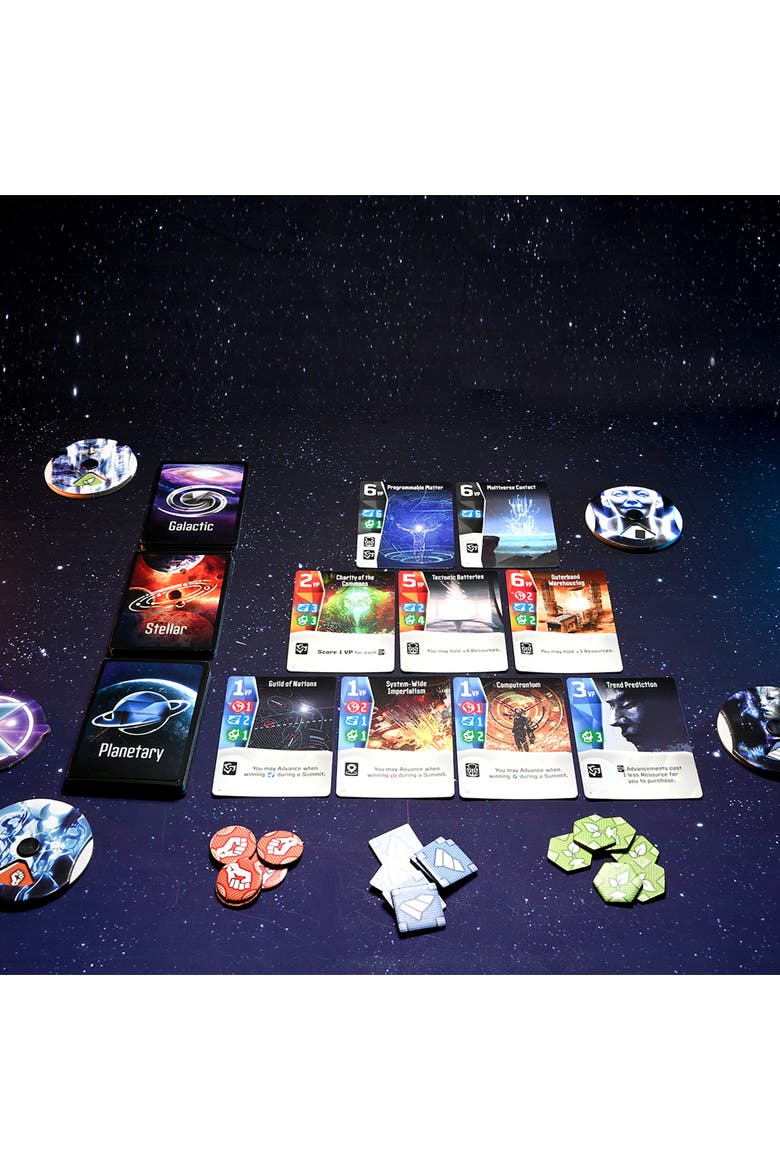 Kardashev Scale Civilization Advancement Game, Ages 12+, Alternate, color, Multicolored