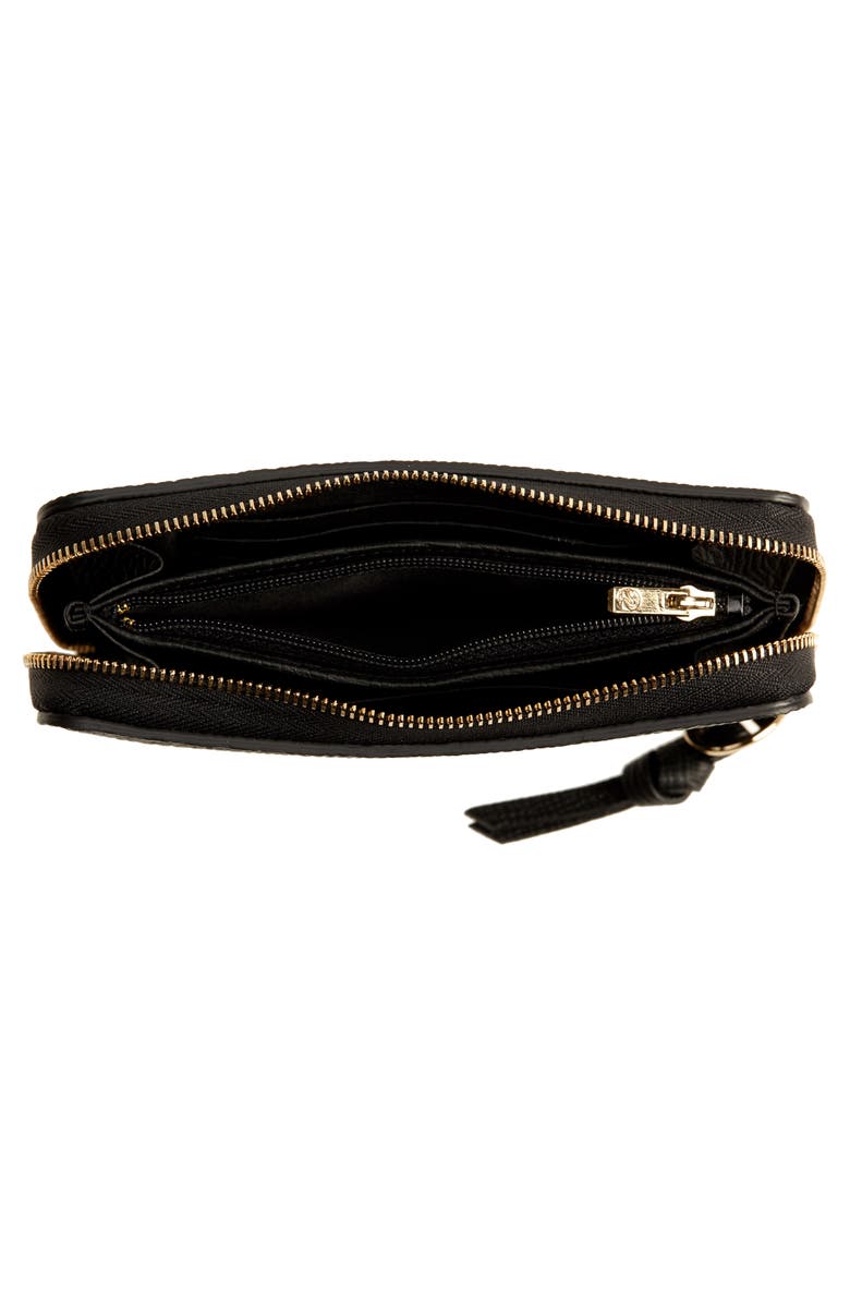 Longchamp Mailbox Compact Leather Wallet, Alternate, color, 