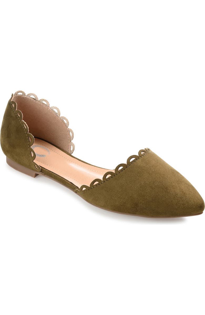 Journee Collection JOURNEE Jezlin Flat, Main, color, Green