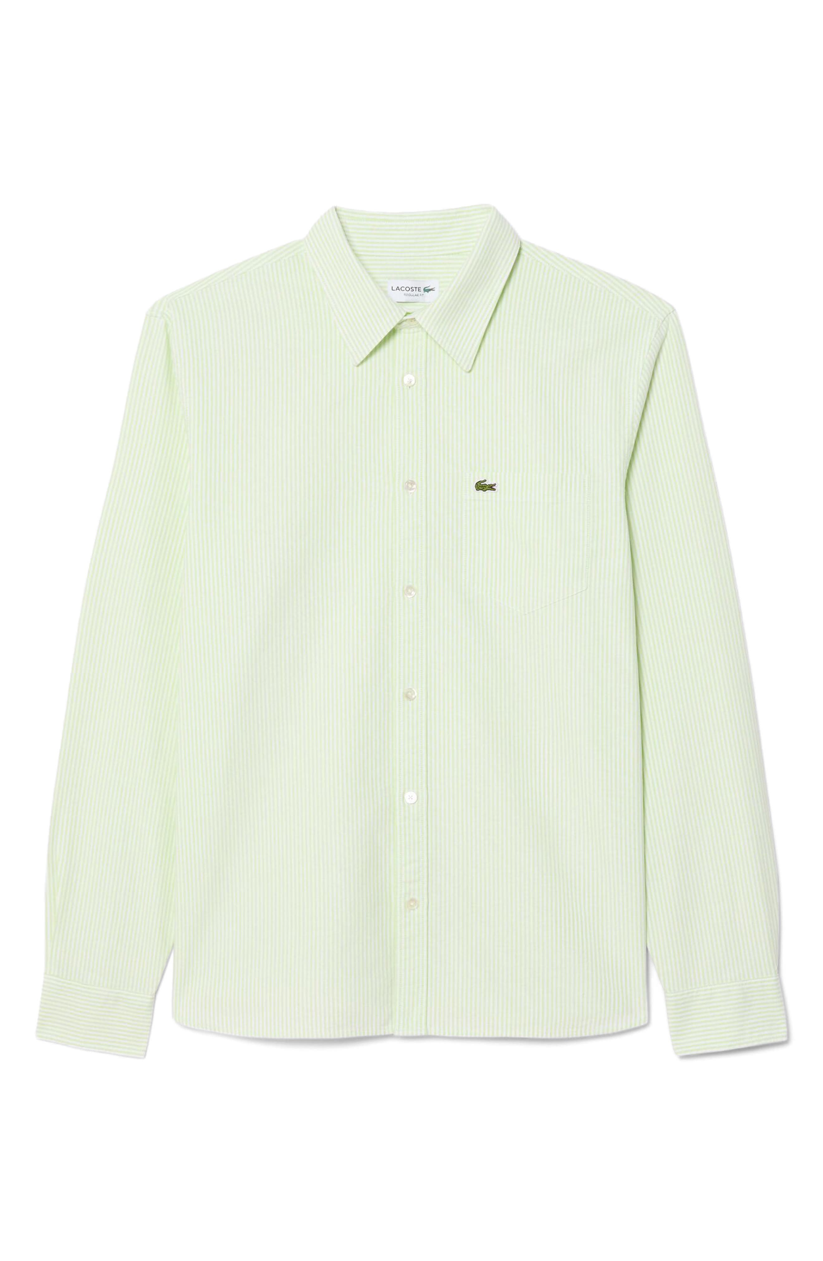 Essentials Stripe Cotton Button-Up Oxford Shirt