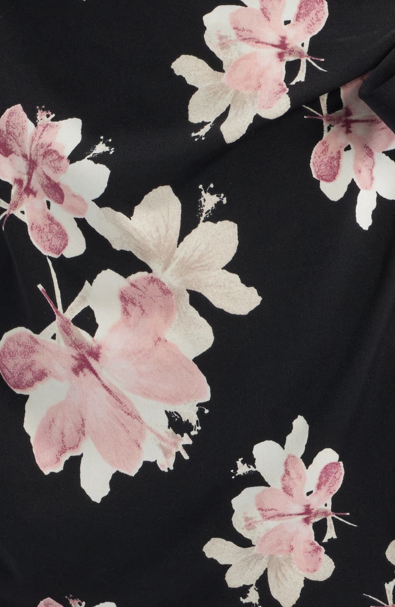 Anne Klein Floral Print Wrap Top, Alternate, color, 