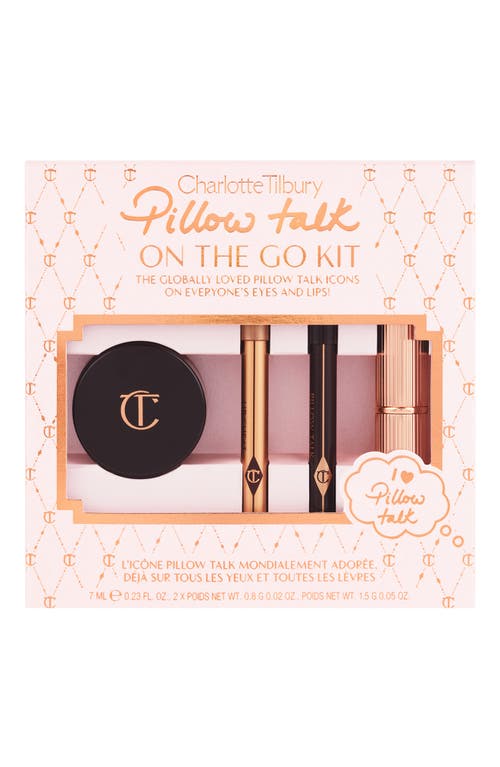 Charlotte Tilbury Pillow Talk On The Go Set Usd $83 Value In Pink