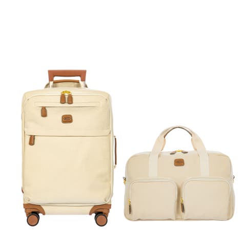 Volterra 21" Carry On Spinner & 18" Boarding Duffle 2 Piece Luggage Set