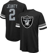 Majestic Threads Men's Majestic Threads Ashton Jeanty Black Las Vegas Raiders 2025 NFL Draft First Round Pick Oversized T-Shirt