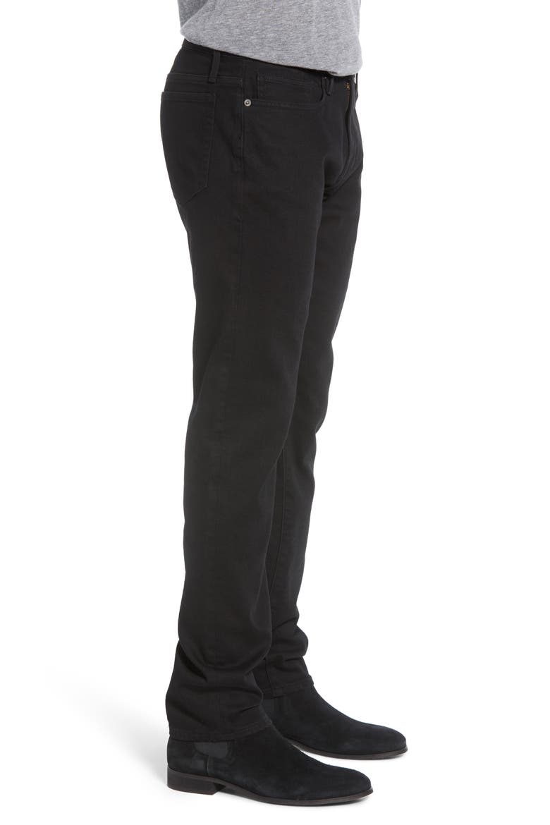 L'Homme Slim Fit Jeans, Alternate, color, NOIR