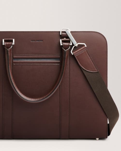 Carl Friedrik Palissy Briefcase In Chocolate