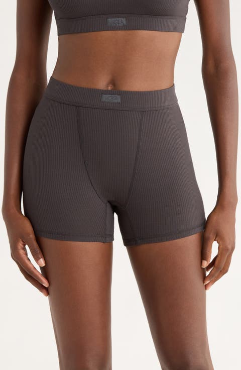 Alexiah Rib Lounge Boy Shorts