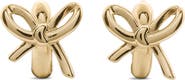 Kate Spade New York bow huggie hoop earrings