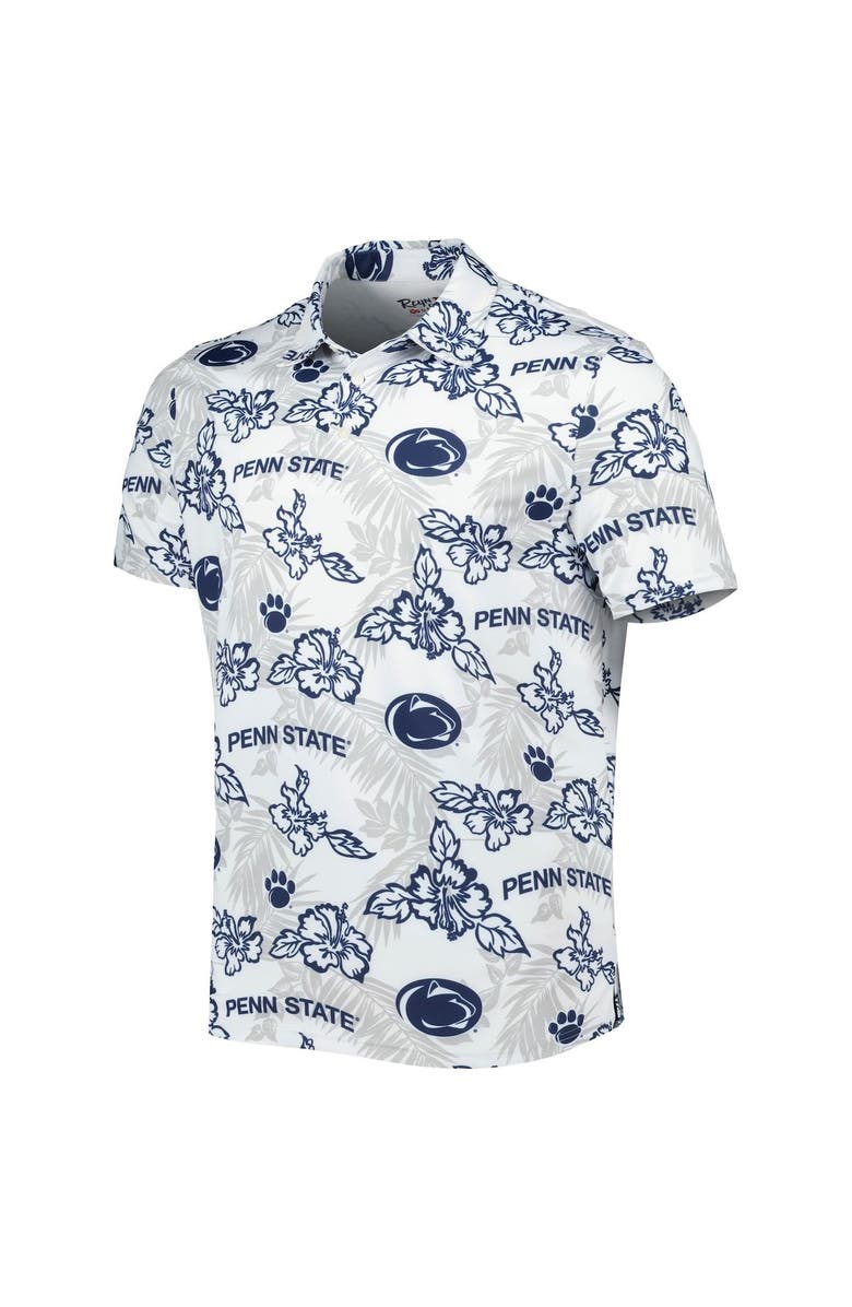 Reyn Spooner Men's Reyn Spooner White Penn State Nittany Lions Performance Polo, Alternate, color,