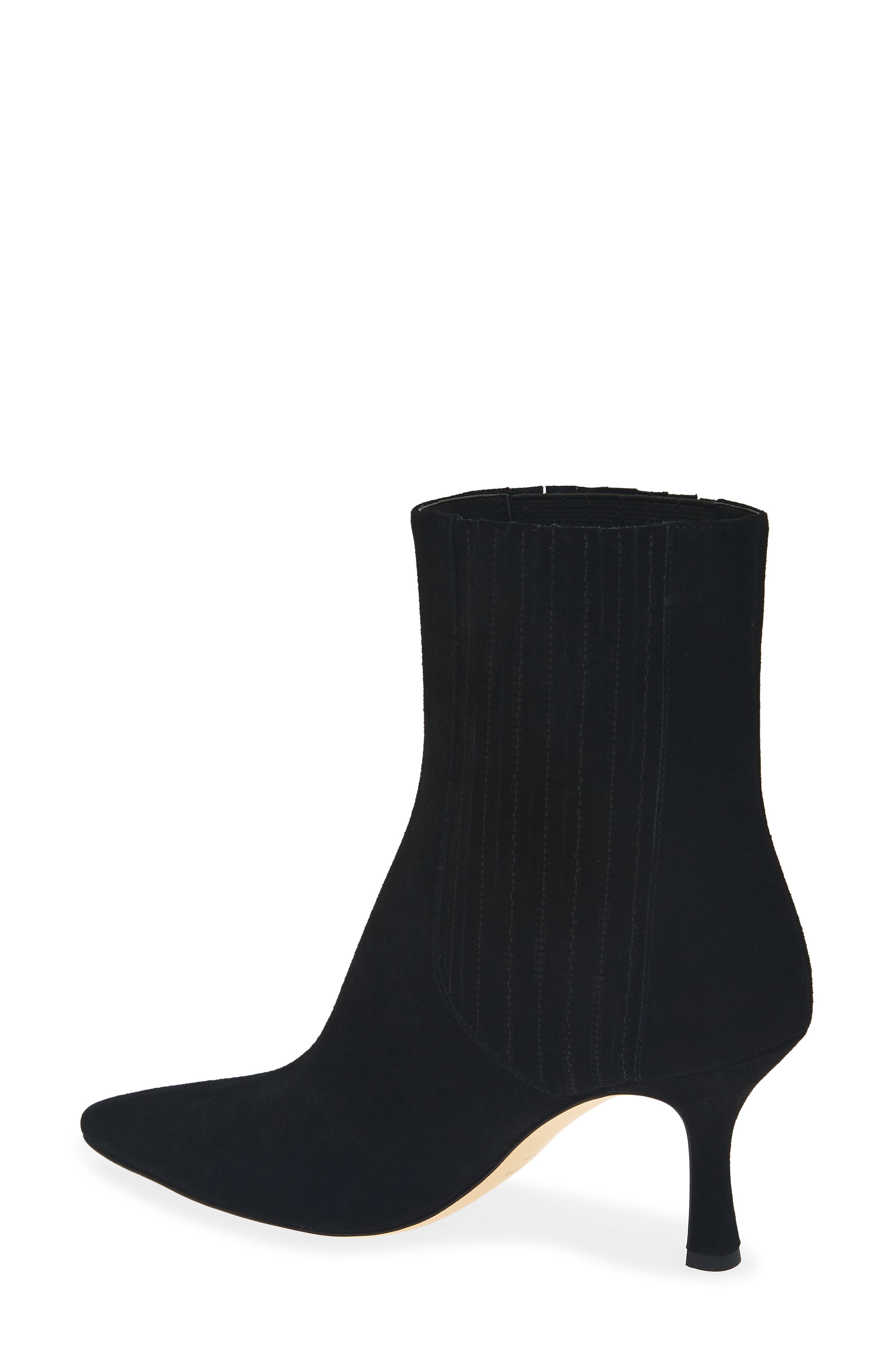 Isla Chelsea Bootie, Alternate, color, BLACK SUEDE