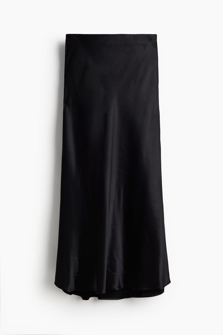 Midi Skirt, Alternate, color, Black