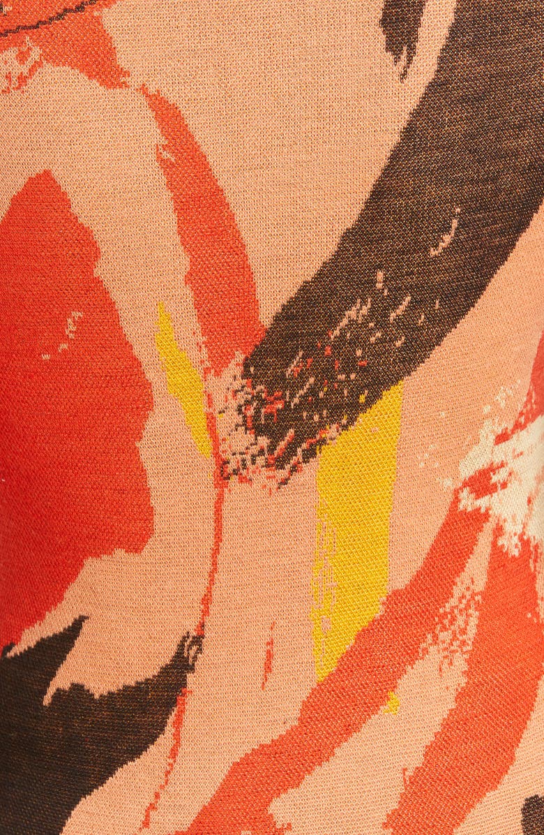 Proenza Schouler Marocaine Silk Jacquard Sweater, Alternate, color,