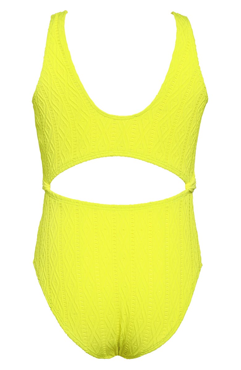 Hobie Kids' Cutout One-Piece Swimsuit, Alternate, color, 