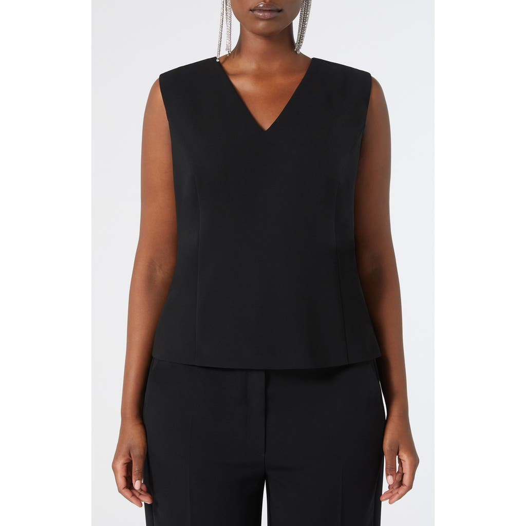 MARINA RINALDI MARINA RINALDI FAENZA V-NECK SLEEVELESS TOP