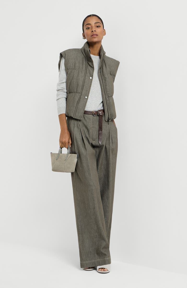 Brunello Cucinelli Cashmere sweater, Alternate, color, Pebble