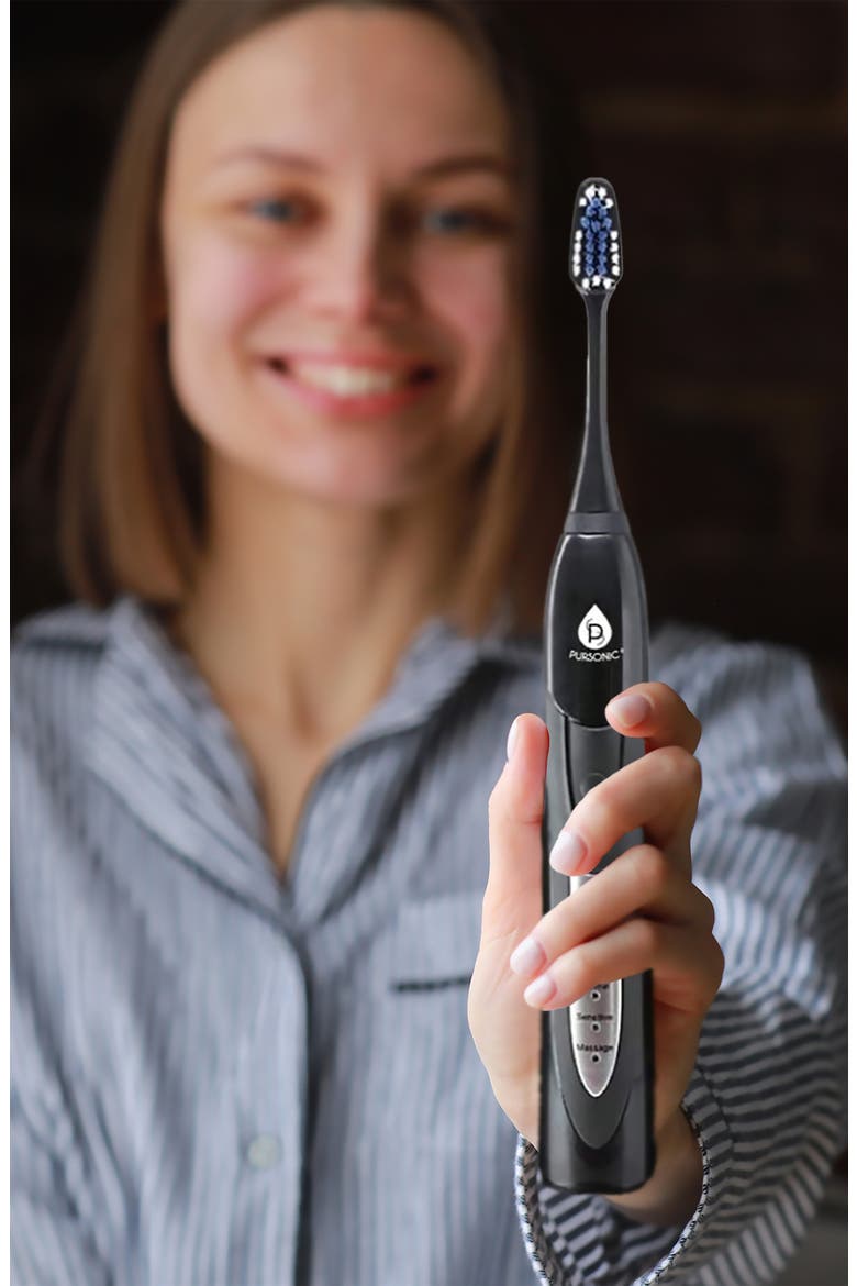 S520 Sonic Rechargeable Toothbrush, Alternate, color, BLACK