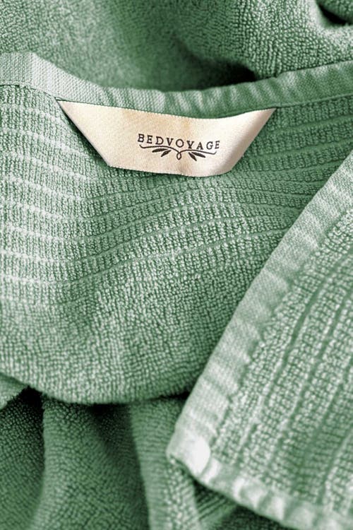 Bedvoyage Viscose Odor & Mildew Resistant Spa Towel Collection In Seaglass