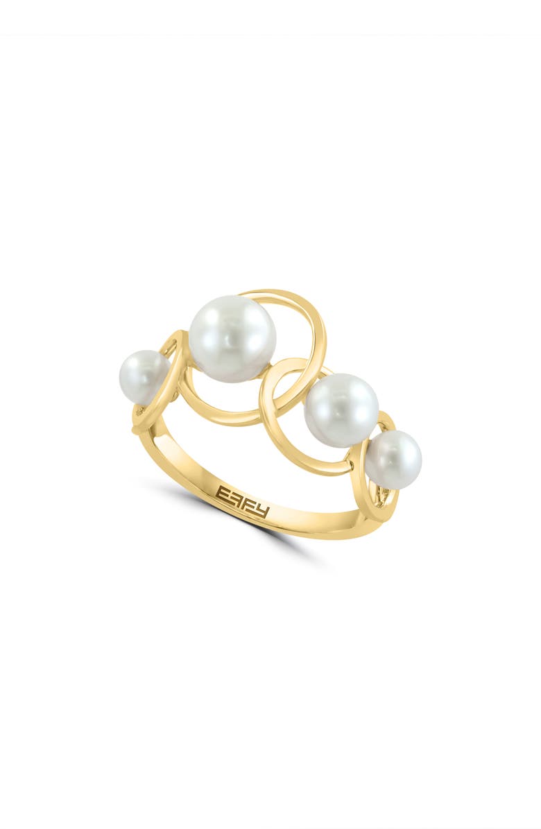 EFFY 14k Gold 4–6.5mm Pearl Ring, Main, color, 