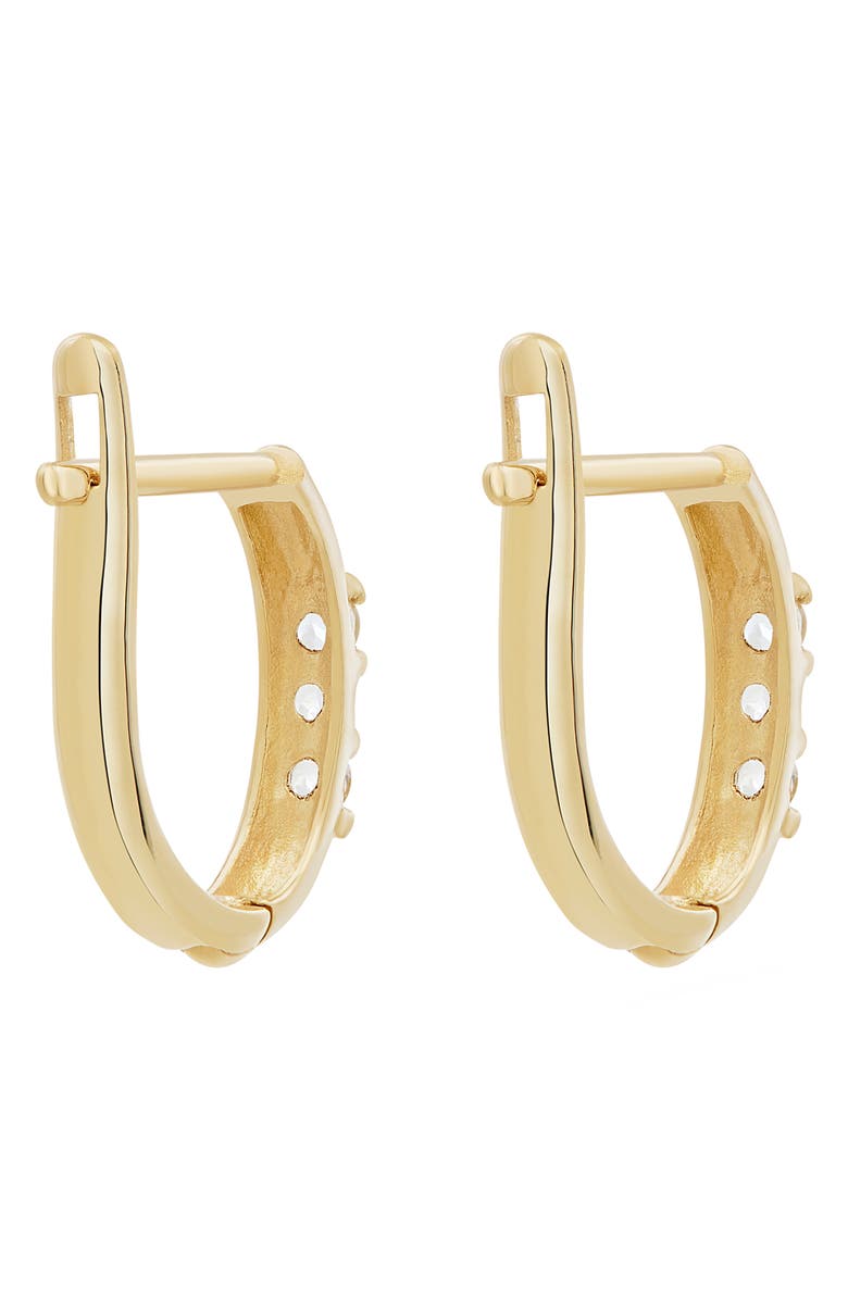 STONE AND STRAND Huggie Hoop Earrings, Alternate, color,