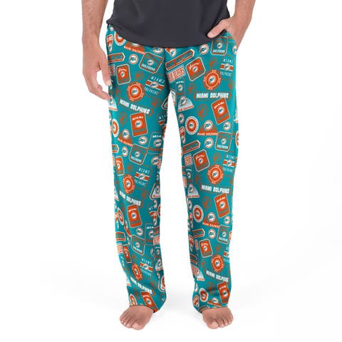 Men's Concepts Sport Aqua Miami Dolphins Throwback Logo Grady Pants