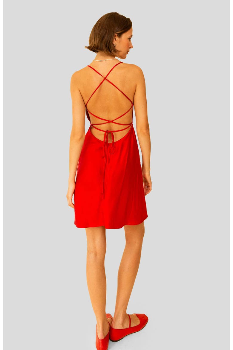 Zoe Dress, Alternate, color, Red