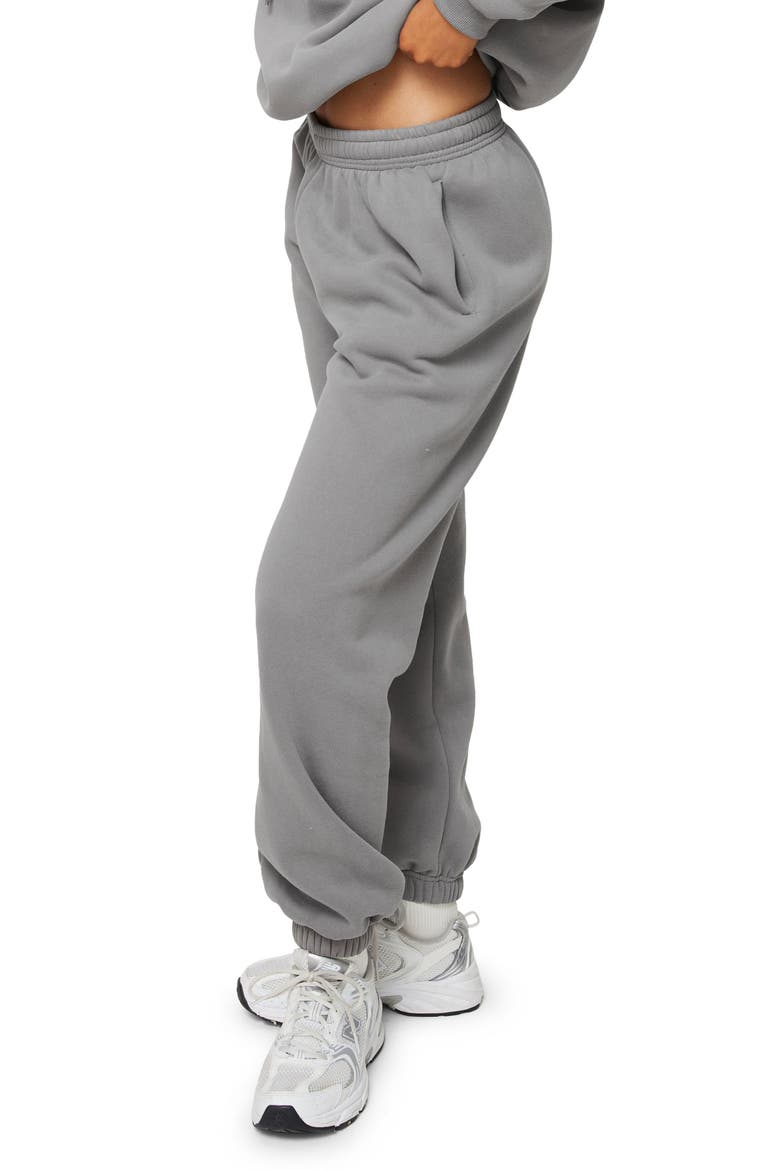 Renna Recycled Cotton Blend Sweatpants, Alternate, color, CHARCOAL