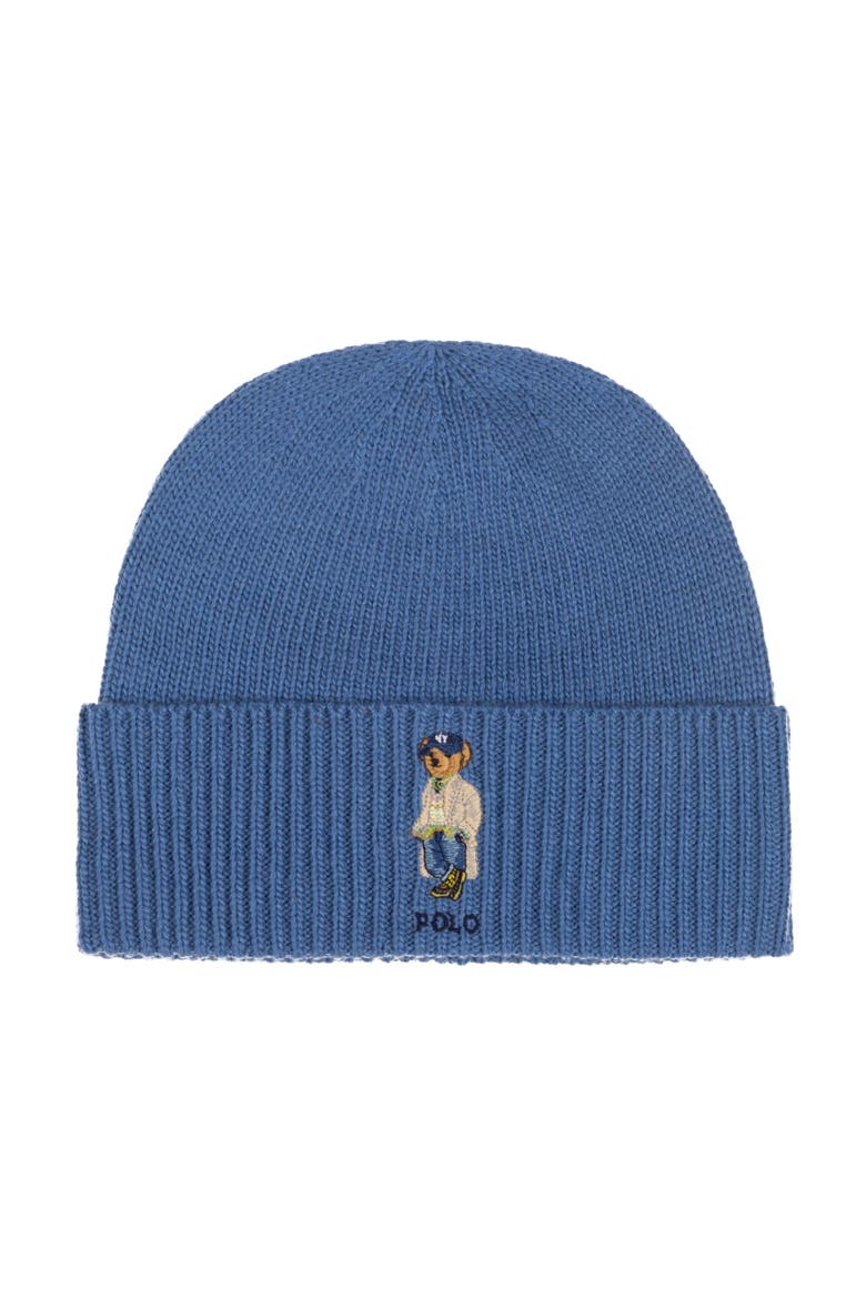 Litchfield Bear Beanie, Main, color, Bastille Blue