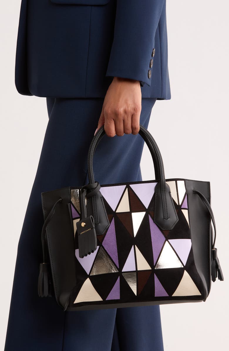 Longchamp Penelope Arty Small Tote, Alternate, color, Amethyst