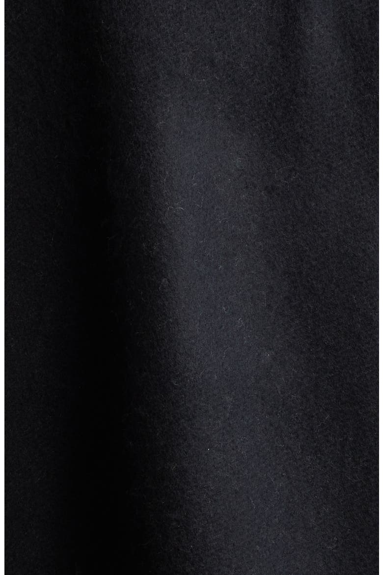 Reversible Open Front Wool Cape, Alternate, color, BLACK CHECK