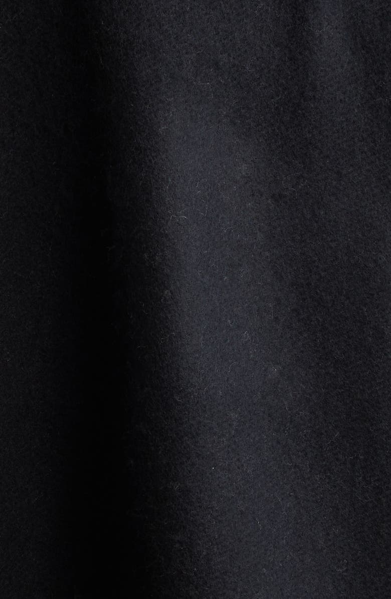 Burberry Reversible Open Front Wool Cape, Alternate, color, Black Check