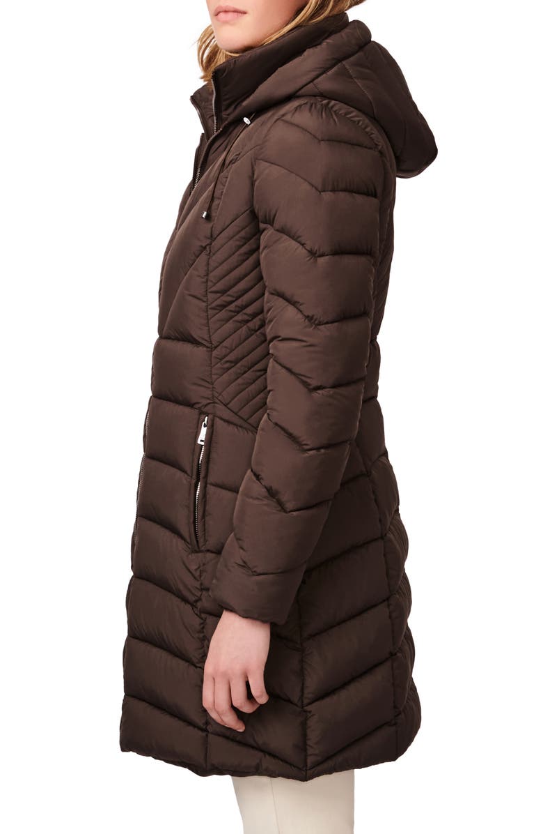 Bernardo Hooded Walker Coat, Alternate, color,