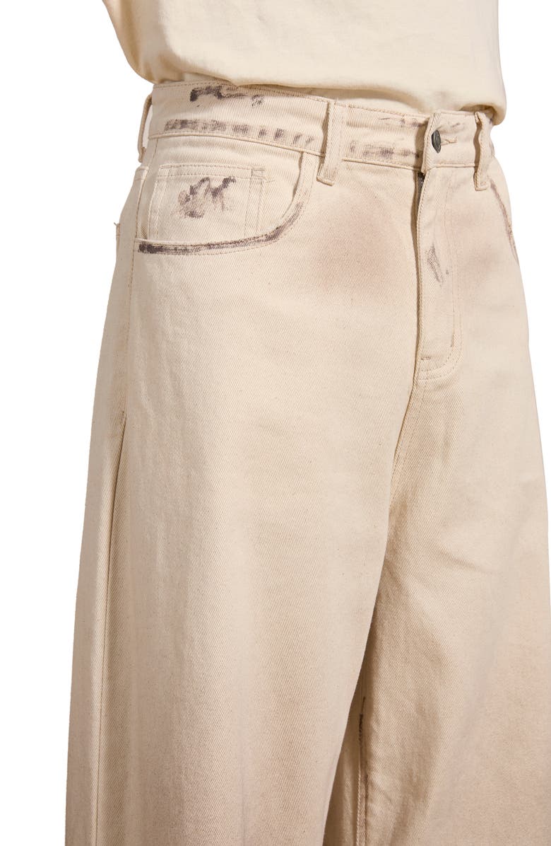 FOUND Lacy Baggy Wide Leg Jeans, Alternate, color, 