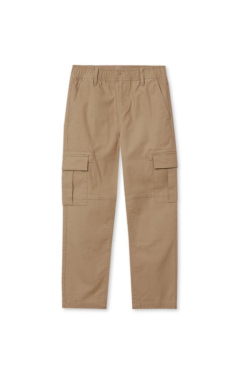 Boys Iron Knee Woven Cargo Pants