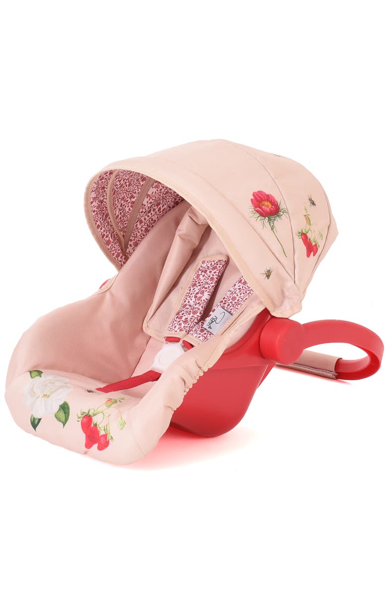 Roma Prams Rhs Doll Car Seat Flora Carrier Travel Accessory, Alternate, color, Multicolored