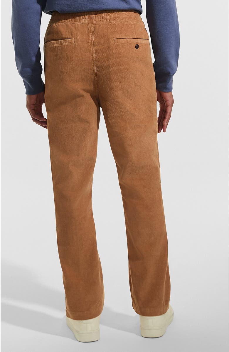 Lands' End Classic Fit Coastal Corduroy Deck Pant, Alternate, color, Butter Brown