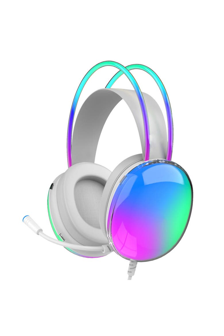 RGB 7.1 Surround Sound Gaming Headset W/ Mic, Main, color, White