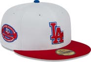 New Era Men's New Era White/Red Los Angeles Dodgers Undervisor 59FIFTY Fitted Hat