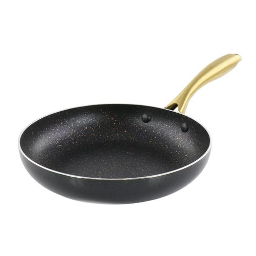 Gibson Home Ellsworth 12 Inch Aluminum Nonstick Frying Pan In Black