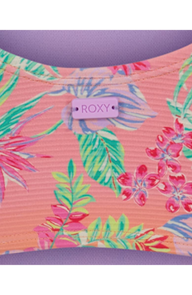 Roxy Kids' Coastal Breeze One-Piece Swimsuit, Alternate, color, Peach Pink