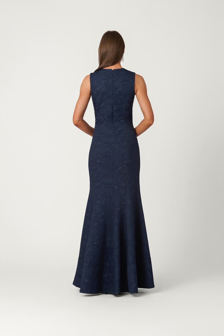 Midnight Paisley Jacquard Wilson Dress, Alternate, color, Deep Navy