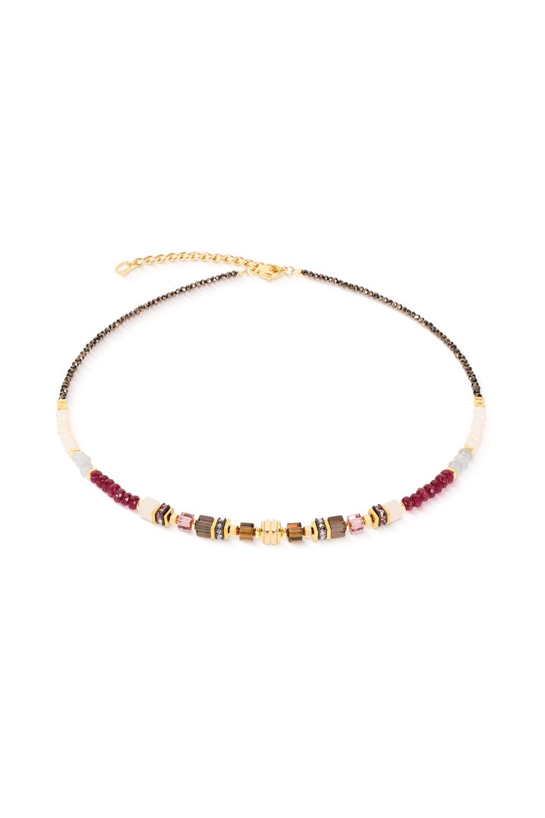 GeoCUBE® Precious Grace Necklace Rose Smoke, Main, color, Rose Smoke