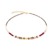 COEUR DE LION GeoCUBE® Precious Grace Necklace Rose Smoke